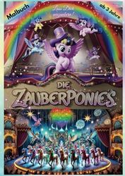 Die Zauberponies: Malbuch für Kinder