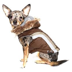 Hip Doggie HD-5SABR-M mantel voor Cane Swiss Alpine, M, bruin