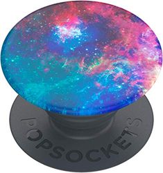 PopSockets: PopGrip Basic - Support et Grip pour Smartphone et Tablette [Top Non Interchangeable] - Nebula Ocean