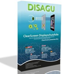 4 x DISAGU ClearScreen screen screen protector voor Motorola MOTO G Google Play Edition anti-bacterieel, BlueLightCut filter beschermfolie