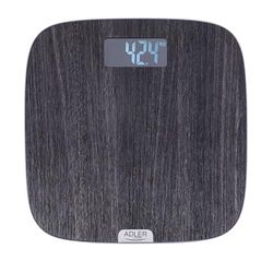 ADLER badrumsvåg – 180 kg, halkfri yta