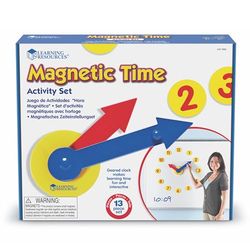 Learning Resources Set de Reloj magnético con Engranajes