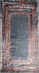 MANI TEXTILE TPS_RING_GRIROU160 tapijt, polyester, grijs, 160 x 230