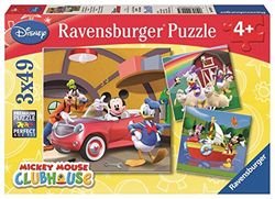 Ravensburger Disney Musse Pigg, klubbhus 3 x 49 delar, pussel