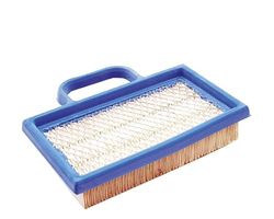 Ratioparts vlakluchtfilter 178 x 102 x 38 mm voor Briggs & Stratton grasmaaier luchtfilter plat, wit blauw