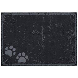 Hanse Home Paws Tapis pour Chien, 100% Polyamide, Anthracite, 100 x 140 cm