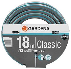 Aanbieding GARDENA Classic slang 13 mm (1/2") 18 m: Universele kruisgeweven tuinslang, 22 bar barstdruk, uv-bestendig, zonder Original GARDENA System onderdelen (18001-20)