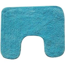 MSV WC-wastafel mat 45x35cm in lichtblauw, plastic, 12 cm