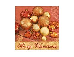 SERV.LUNCH XMAS GLAMOUR 33x33 cm -20u.