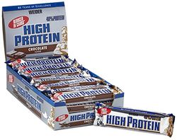 Weider Low Carb High Protein, caixa mista nos sabores chocolate, 24 peças por caixa, fitness e musculação, 24 x 50 g