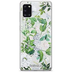 ERT GROUP etui na telefon Samsung A31, case oryginalny i oficjalnie licencjonowany przez Babaco, wzór Flowers 038, optymalnie dopasowane, plecki z TPU częściowo przeźroczyste