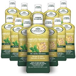 L'Angelica, Collutorio Zenzero e Menta, Colluttorio Antibatterico, Lenitivo e Purificante con Estratti Biologici di Zenzero e Menta, Contrasta lo Sviluppo di Placca, Tartaro e Carie, 500 ml