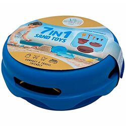 CompacToys - Strandset 7-in-1 blauw