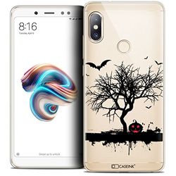 Caseink Hoes voor Xiaomi Redmi Note 5 (5.99) Beschermhoes Case [Crystal Beschermhoes Case Gel HD Collectie Halloween Design Devil's Tree - Flexibel - Ultra dun - Gedrukt in Frankrijk]