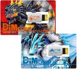 Digimon Volcanic Beat & Blizzard Fang DiM Cards | Expansion for the Vital Bracelet Fitness Tracker Watch | Train your and Battle your Friends, Multicolor, (NT58680)