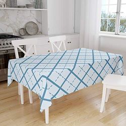 Le Jardin du Lin Kitchen Decoration, Tablecloth, 140 cm x 160 cm, Designed and Manufactured in Turkey
