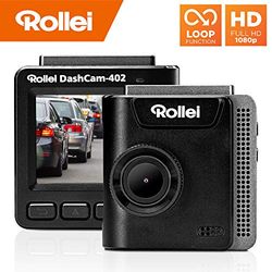 Rollei CarDVR 402 Dashcam | Autocamera | Registrazione di emergenza | Full HD (1080p/30fps) | Funzione Loop | Dashcam Car con modulo GPS e G-Sensor