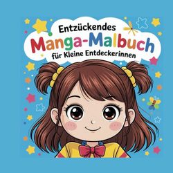 Manga-Malbuch für kleine Entdeckerinnen: Der zauberhafte zweite Teil von „Süße Manga-Mädchen: Malen & Träumen für kreative Herzen“