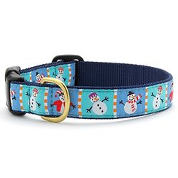 Up Country SNM-C-XS - Collar de Perro con muñeco de Nieve Estrecho de 5/8 Pulgadas, XS