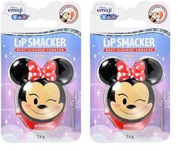 Lip Smacker Disney Minnie Mouse Emoji, Bálsamo Labial para Niños, con Sabor a Limonada, Hidrata y Refresca, Pack Individual (Paquete de 2)