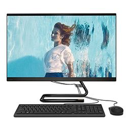 Lenovo IdeaCentre AIO 3 27 Inch FHD Desktop PC - (Intel Core i3, 2x 4 GB RAM, 128 GB SSD + 1TB HDD, Windows 10 Home) - All-in-One Computer, Wired Mouse and Keyboard (Black)