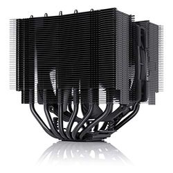 Noctua NH-D15S chromax.black, Ventirad CPU Format Double Tour avec NF-A15 PWM 140 mm Ventilateur (Noir)