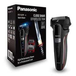 Panasonic Series 500 ES-LL41 Personalcare Rasoir 3 lames Wet & Dry 2 accessoires 50 min d'autonomie 1 heure de charge Moteur linéaire Noir