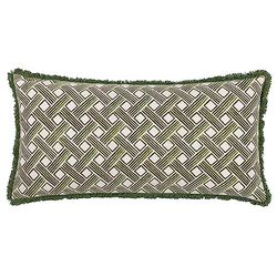 Hoem Cuscino imbottito in poliestere geometrico Alexa