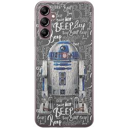 ERT GROUP mobiltelefonfodral för Samsung A14 4G/5G originalt och officiellt licensierat Star Wars mönster R2D2 004 optimalt anpassad till formen på mobiltelefonen, fodral tillverkad av TPU-plast