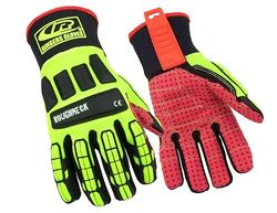 Ansell Ringers R267 Guantes de Trabajo de Seguridad, Protección Mecánica, Talla 11 (2XL), Verde (5 Pares)
