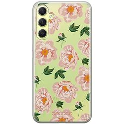 ERT GROUP etui na telefon Samsung A34 5G, case oryginalny i oficjalnie licencjonowany przez Babaco, wzór Flowers 014, optymalnie dopasowane, plecki z TPU częściowo przeźroczyste