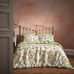 Edinburgh Weavers EW Songbird Duvet Cover Set, Stone, King