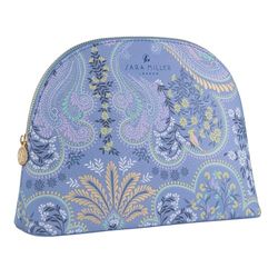Sara Miller Savannah - Estuche de Maquillaje Grande Azul para Maquillaje, Gimnasio o Aseo Personalizado, tamaño de Viaje y Vegano, Regalo de Belleza para Mujer, Multicolor