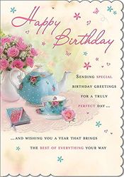 Traditionele verjaardagskaart Verjaardag - 7 x 5 inch - Piccadilly Greetings