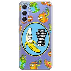 ERT GROUP mobiltelefonfodral för Samsung A54 5G originalt och officiellt licensierat Rick and Morty mönster Rick & Morty 009 anpassad till formen på mobiltelefonen, fodral tillverkad av TPU-plast