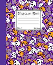 Halloween Fun Composition Notebook 110 sheets 7.5x9.25"