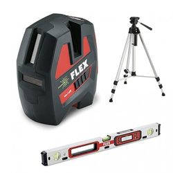 FLEX ELECTROPORTATIF MACH NAA10344 laserset groen kruis ALC 3/1-G + statief + niveau ADL 60-P FLEX-497282