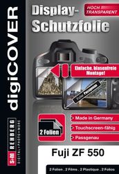 digiCOVER LCD Screen Protection Film voor FujiFilm voor FinePix F550EXR