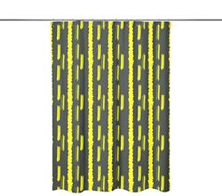 Bonamaison Digitally Printed Shower Curtain, 1 Piece 150x200 Cm - Designed And Manufactured in Turkey
