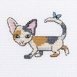 RTO Cross Stitch Kit, Cotton, Multicoloured, 8x8 cm
