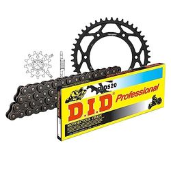 Kettingset DID staal 520/118 clipslot voor Husqvarna Enduro, KTM R LC4 EGS Super Competition 400-701 cc bouwjaar 1993-2019