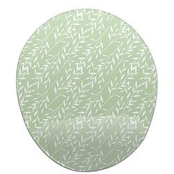 Bonamaison, Alfombrilla de ratón ergonómica con reposamuñecas, impresión Digital, antitendón, Antideslizante, para Oficina y hogar, tamaño: 20 x 23 cm