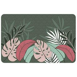 douceur d'intérieur, Set de Table (28.5 x 44 cm) Beauty Jungle, Polypropylène Opaque