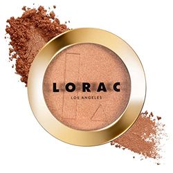 Lorac, TANtalizing Bronzer Golden Girl, Polvere Abbronzante, Altamente Pigmentata e Durevole, Abbronzante Make Up Professionale, Aspetto Naturale, Effetto Sun - Kissed per Ogni Tonalità di Pelle