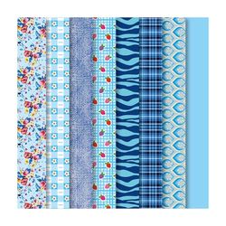 Kit Making Couture Fabric Set Blues