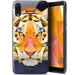 Beschermhoes voor Wiko Y80, ultradun, Polygon Animals Tiger