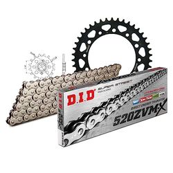 Kettingset DID staal 520ZVM-X / 110 eindeloos voor Honda FMX 650 cc bouwjaar 2005-2007