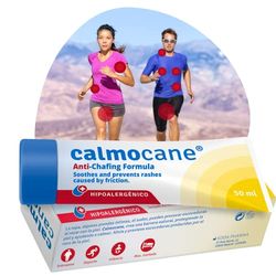 CALMOCANE Anti-Chafing Chamois Cream - Relief and Prevent Chafing for Sweat Rash Cyclists Running Thigh Wetsuit lube – Smooth and Smoovall Skin Contact Balm – For Women Men Children - 50 ml