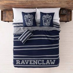 BELUM | Harry Potter Jaquard Deken 180 x 260 Ravenklauw Huis, Bankdeken Voor Bed, Alle Soorten Toepassingen
