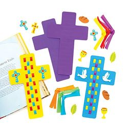 Baker Ross Karweek Bijbel bladwijzer knutselsets voor kinderen (6 stuks) creatieve sets om te knutselen voor Pasen AT576